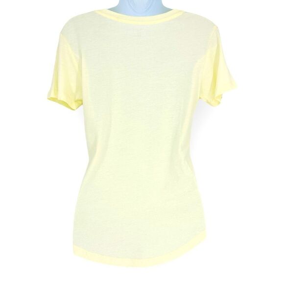 NWT Z Supply Kasey Modal V Neck Tee‎ size S- pastel yellow comfy - Picture 2 of 4